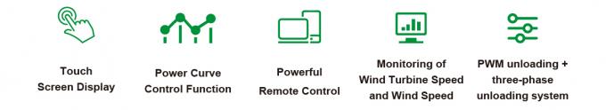 Bộ điều khiển tuabin gió nối lưới với chức năng bảo vệ, Màn hình cảm ứng LCD và Giám sát 2
