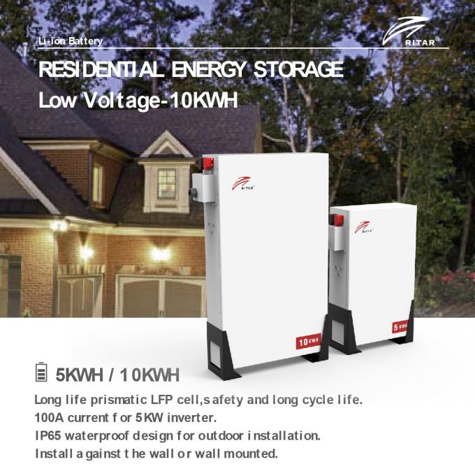 Pin Lithium 60-280AH 48v 200ah Điện Áp Thấp Dùng Cho Hệ Thống Năng Lượng Mặt Trời & Hybrid Lưu Trữ Năng Lượng Gia Đình 6