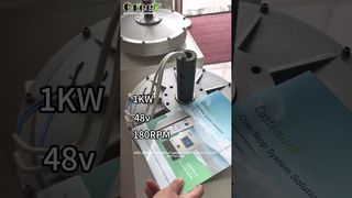Video so sánh 1KW#GREEF #năng lượng xanh #năng lượng tái tạo #năng lượng sạch #máy phát điện không lõi trục thông lượng