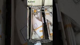 20 đơn vị tuabin gió trục ngang 1kW được chấp nhận - Sẵn sàng vận chuyển đến Argentina!