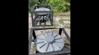 Máy phát điện PM thông lượng hướng trục không lõi 5KW-100RPM đang hoạt động ở Brazil #corelessgenerator#axisfluxgenerator