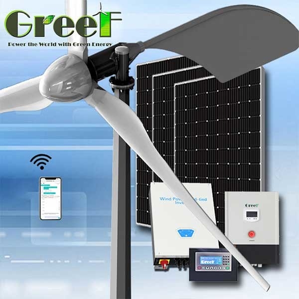 Công suất cao Tua bin gió trục ngang 3 pha AC 1KW 3KW 5KW 10KW cho tàu biển