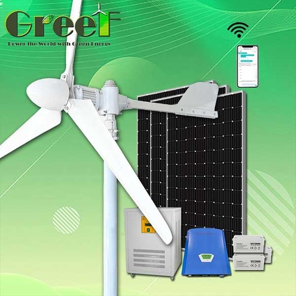 Công suất cao Tua bin gió trục ngang 3 pha AC 1KW 3KW 5KW 10KW cho tàu biển