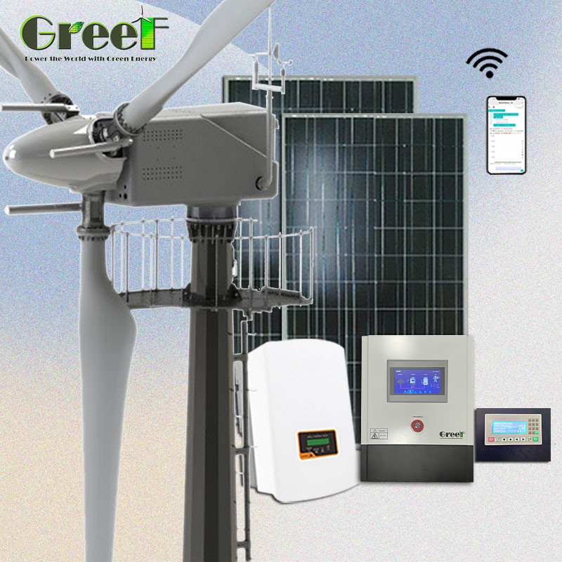 Pitch Control Grid Tie Biến tần Tua bin gió lai năng lượng mặt trời Lắp đặt dễ dàng 30KW
