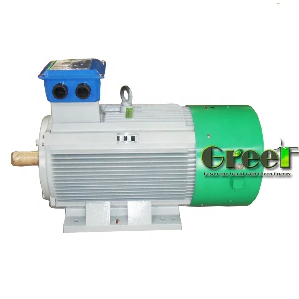 Phương pháp làm mát không khí 20rpm-3000rpm 3 pha Máy phát từ vĩnh viễn Tốc độ điện thấp