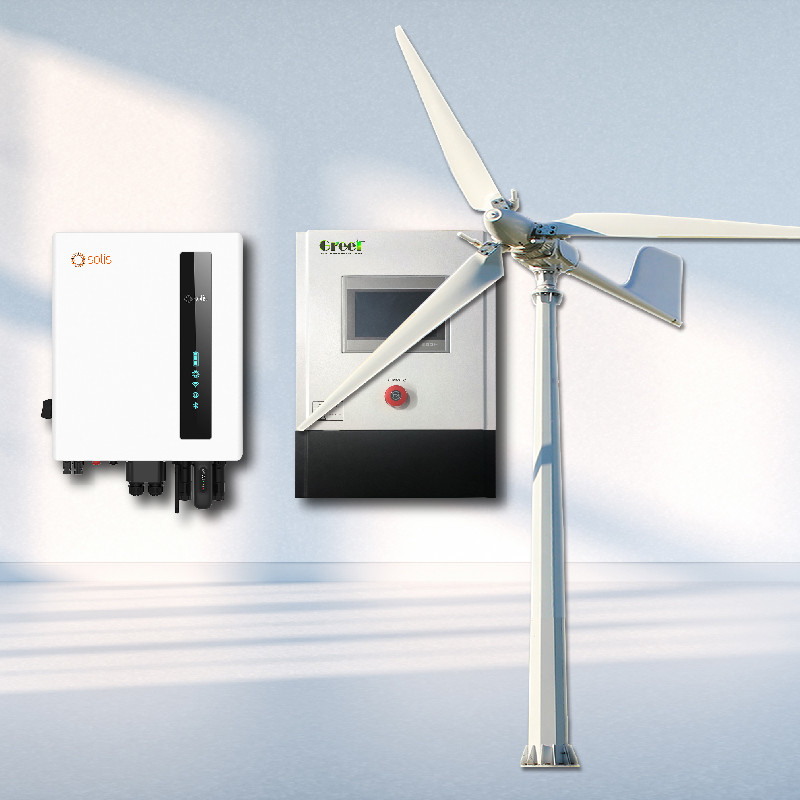 5KW 10KW 20KW 30KW Kiểm soát tốc độ gió khởi động thấp, điều khiển độ cao, tuabin gió Máy phát gió ngang