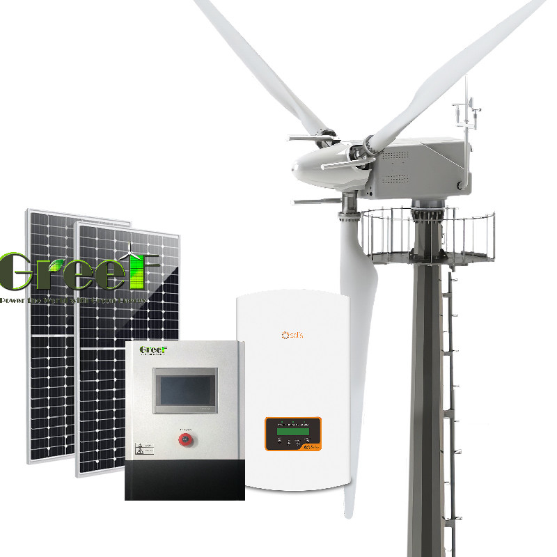 Tuabin gió điều khiển cánh 20KW / 30KW Công nghệ thay đổi độ nghiêng cánh 30% Sản lượng điện cao Tốc độ gió khởi động thấp 2.5m/s