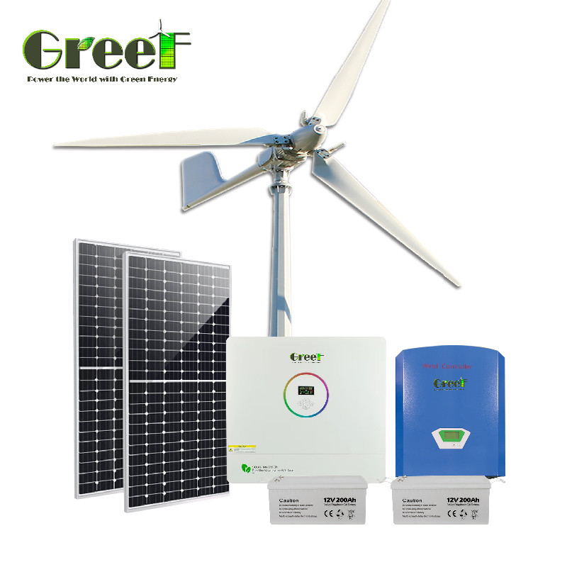50Hz/60Hz Output Frequency Off Grid Hệ thống mặt trời với loại pin lithium ion