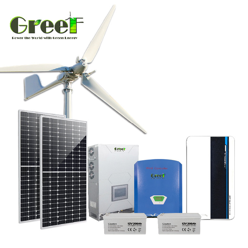 50Hz/60Hz Output Frequency Off Grid Hệ thống mặt trời với loại pin lithium ion