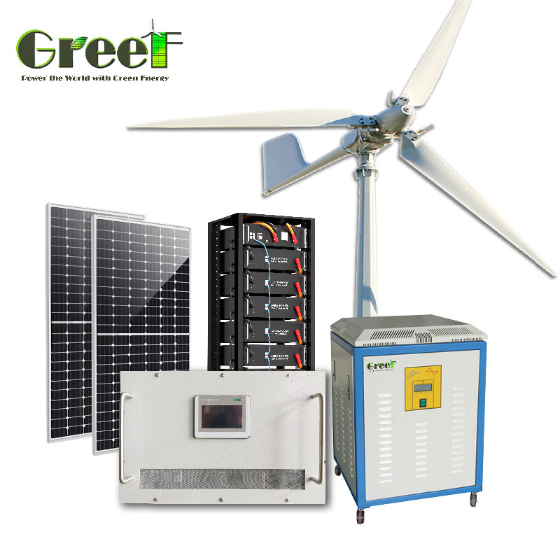 50Hz/60Hz Output Frequency Off Grid Hệ thống mặt trời với loại pin lithium ion