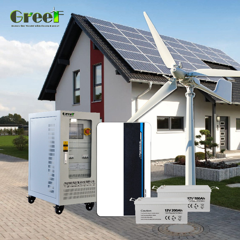 Hệ thống mặt trời gắn trên mặt đất với điện áp pin 48VDC và tần số đầu ra 50Hz/60Hz