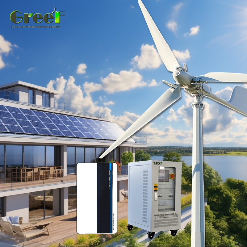 48-240V Điện áp đầu ra 5kw Hệ thống năng lượng mặt trời ngoài lưới sử dụng pin Gel
