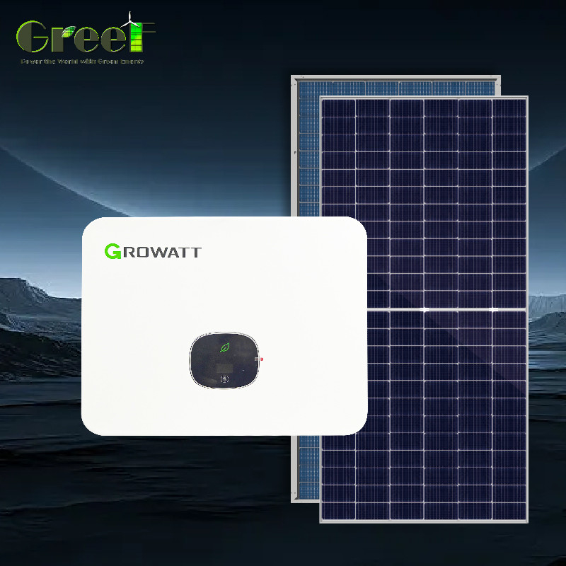 Hệ thống năng lượng mặt trời Smart Grid Tie 1kW-100kW Khả năng với đo lưới và giám sát hệ thống
