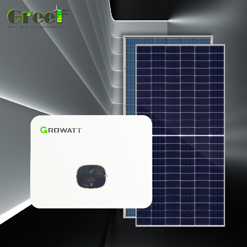 Hệ thống năng lượng mặt trời Smart Grid Tie 1kW-100kW Khả năng với đo lưới và giám sát hệ thống