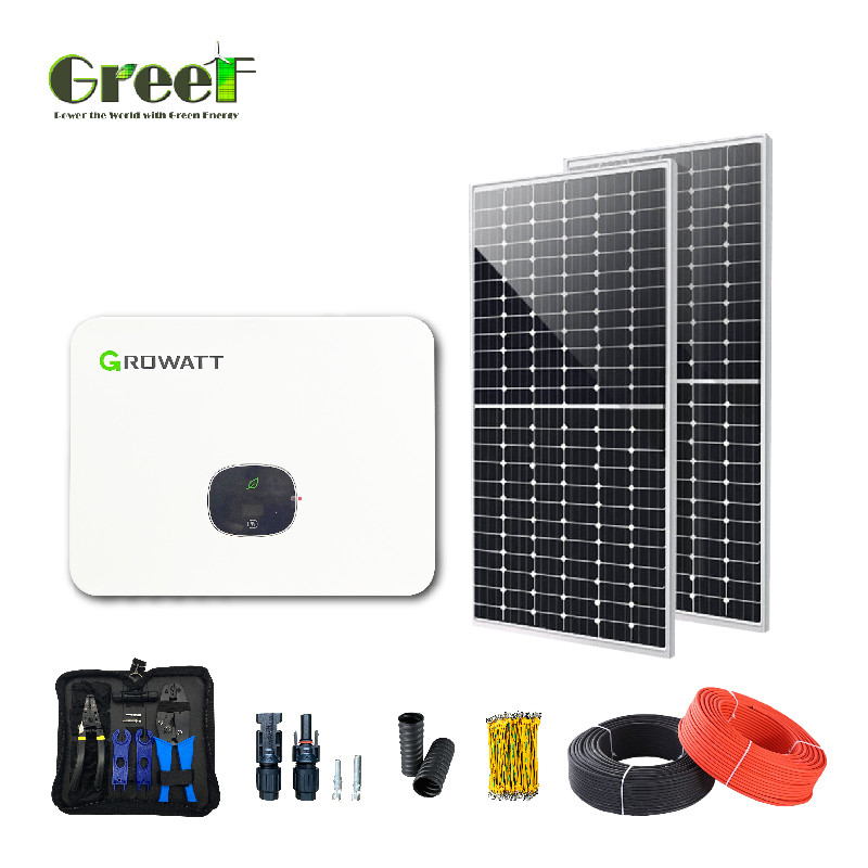 Tiêu thụ nội bộ Ít hơn 5W hệ thống mảng năng lượng mặt trời kết nối lưới với giám sát và đo lưới
