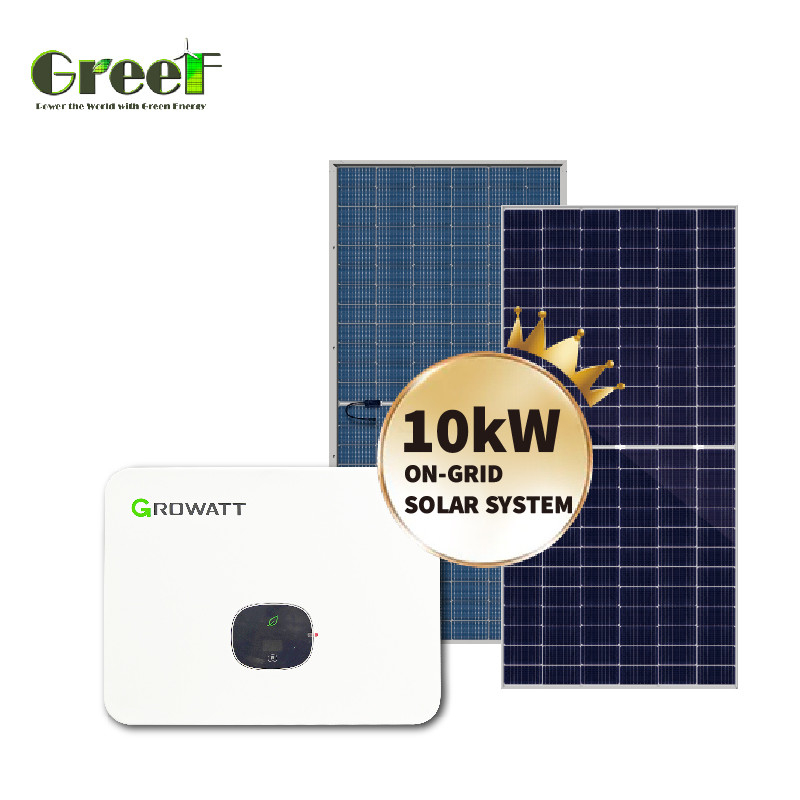 Hệ thống tấm pin mặt trời silic monocrystalline với giám sát 1kW-100kW trên lưới năng lượng mặt trời