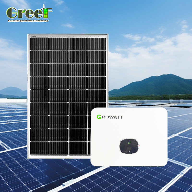 Hệ thống năng lượng mặt trời lai điều khiển từ xa cho tấm pin mặt trời PV và ánh sáng trắng ấm