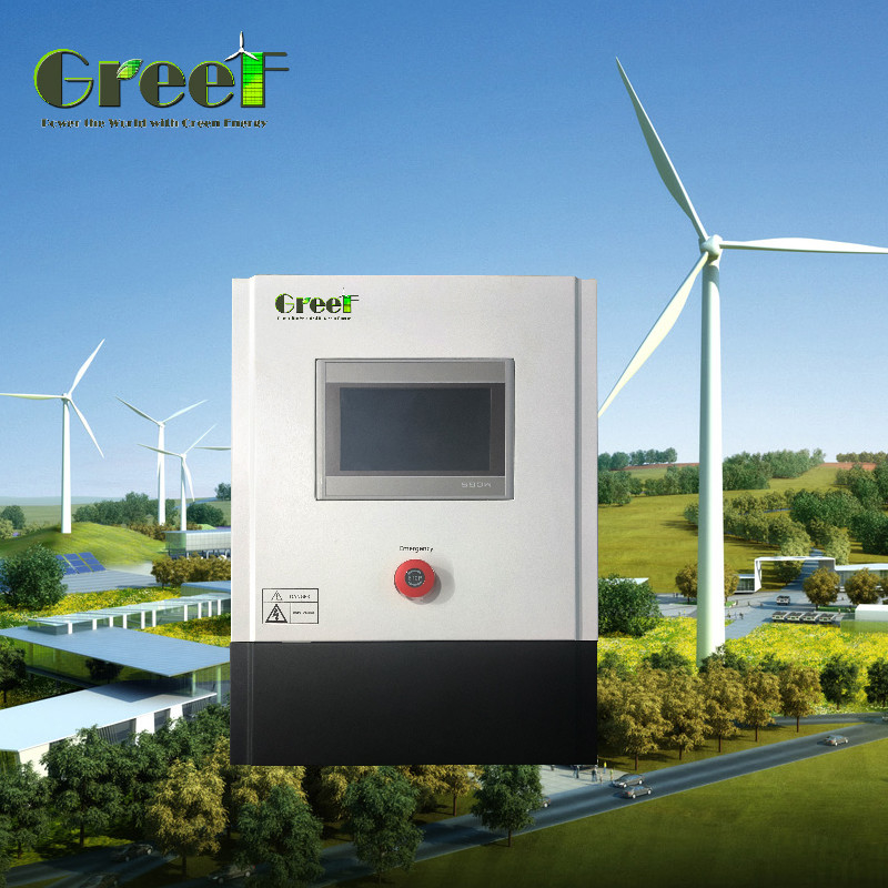 Máy tuabin gió GT-PCTC 3kw 5kw 10kw trên bộ điều khiển lưới với biến tần cho hệ thống
