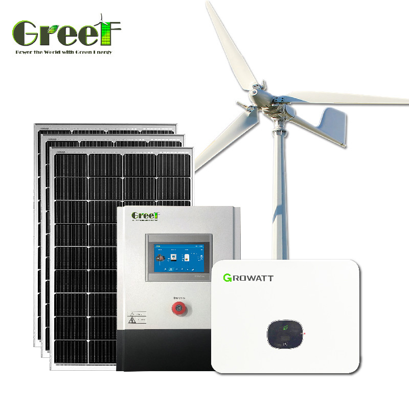 Tăng hiệu quả Pure Sinus Wave Wind Solar Generator Hybrid Generator Solar với tỷ lệ chuyển đổi 98%