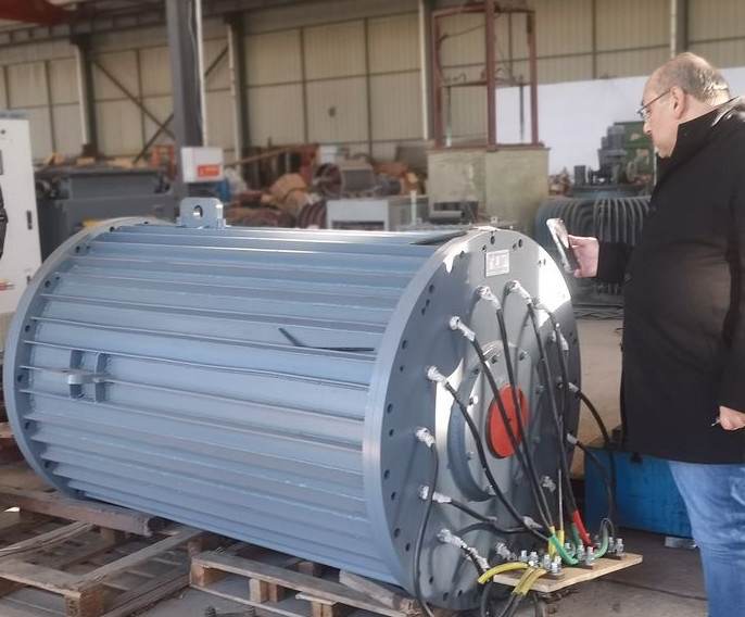 1MW 380Vac năng lượng tự do mô-men xoắn mạch khởi động thấp Máy phát tuabin thủy lực 3MW 5MW