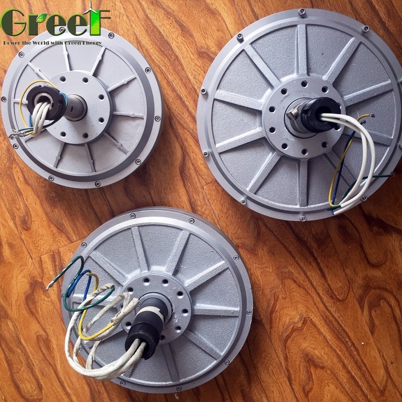 Năng lượng đánh giá 0.5kW-5000kW IP54 lớp bảo vệ Máy phát nam châm vĩnh viễn điện áp tùy chỉnh cho công nghiệp