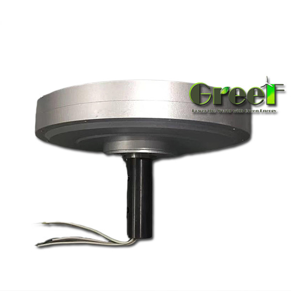 Máy phát điện nam châm vĩnh cửu không lõi tùy chỉnh 12-450V loại rôto ngoài / rôto trong trục ngang và dọc