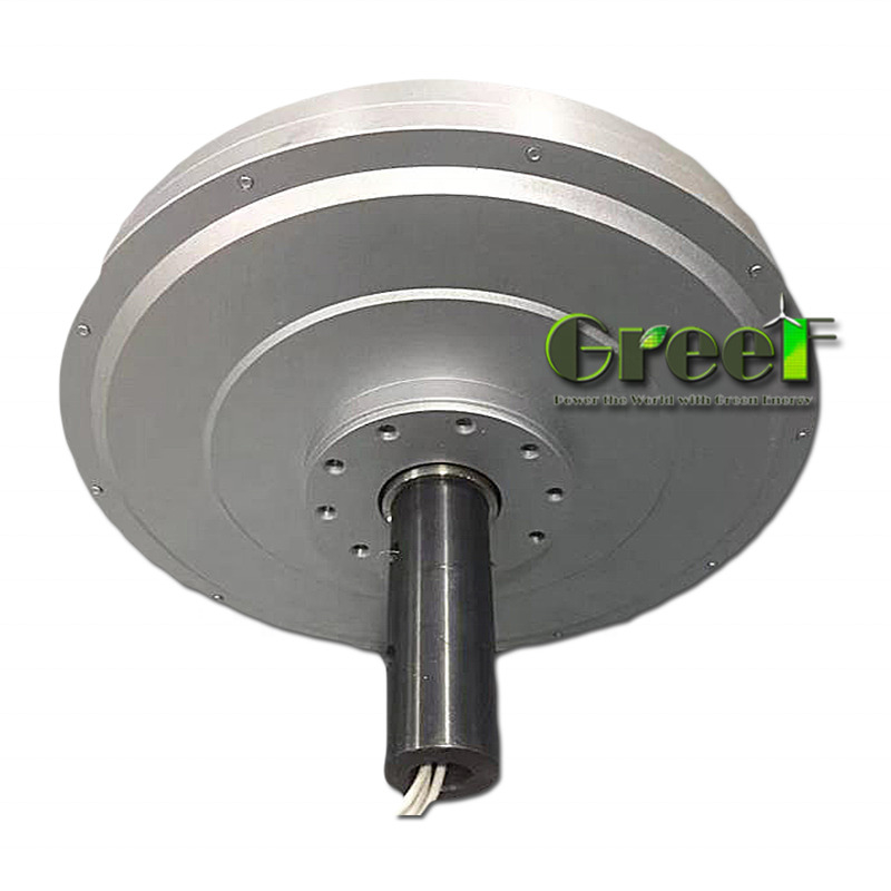 12-450V Máy phát nam châm vĩnh cửu không lõi nhỏ tùy chỉnh với cấu trúc rotor bên ngoài / rotor bên trong