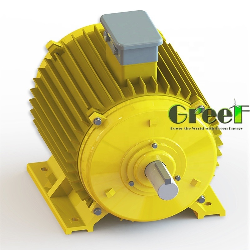 IP54 Tốc độ thấp đồng stator từ vĩnh cửu máy phát đồng bộ cho các ứng dụng máy công nghiệp hạng nặng