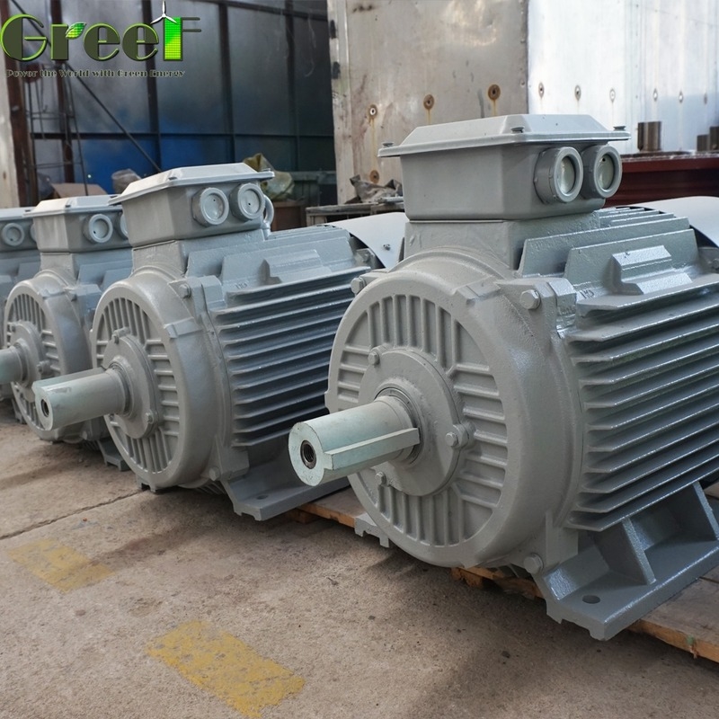 Máy phát từ vĩnh cửu 10kW Định hướng điện áp định số 20rpm-3000rpm Định số xoay sử dụng tại nhà Cho tuabin gió Tuabin nước