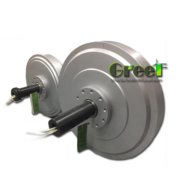 5kw Tốc độ xoay thấp Rotor bên trong Rotor bên ngoài Máy phát từ vĩnh cửu Alternator cho tuabin gió sử dụng tại nhà