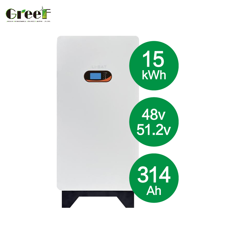 15kWh Sử dụng nhà thương mại nhỏ Lưu trữ năng lượng pin lithium 48V Nguồn năng lượng bền lâu dài cho hệ thống năng lượng mặt trời Hệ thống tuabin gió