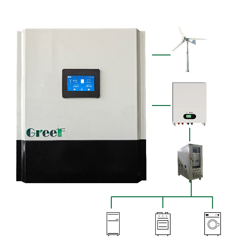 Bộ điều khiển AHCC Off Grid với màn hình LCD và phương pháp tháo PWM cho điện áp đầu vào tối đa 380V