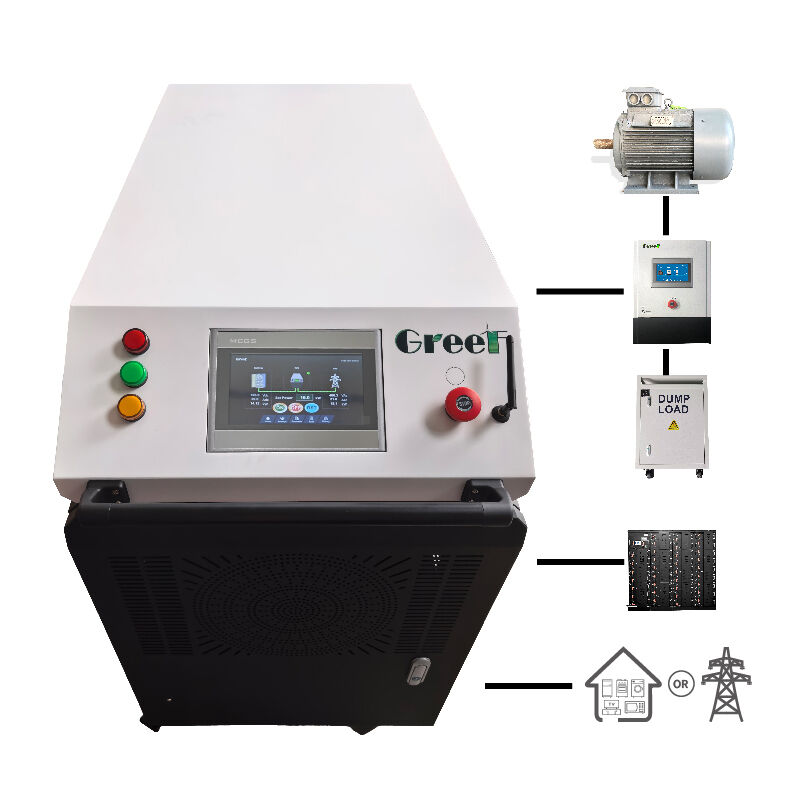 Máy biến đổi điện ngoài lưới với yếu tố điện > 0.99, làm mát không khí thông minh và màn hình cảm ứng thông minh LCD để chuyển đổi năng lượng hiệu quả