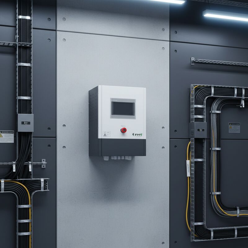 Màn hình cảm ứng LCD On Grid Controller với RS485 USB GPRS WIFI Ethernet Communication Interface và 1.5KW đến 100KW Power Output