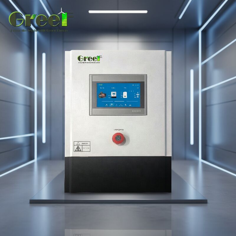 1.5KW đến 100KW Điện lượng đầu ra trên bộ điều khiển lưới với mức bảo vệ IP65 và liên lạc Ethernet WIFI GPRS USB RS485
