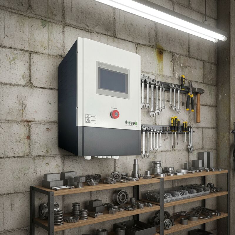 Hiệu suất cao ≥98% trên bộ điều khiển lưới điện với phạm vi điện áp 220V-600V và màn hình cảm ứng LCD cho hệ thống điện gió