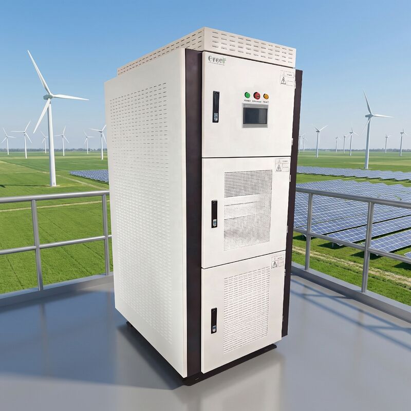 Bộ điều khiển trên lưới hiệu suất tối đa 95% với giám sát lỗi nối đất và màn hình cảm ứng LCD