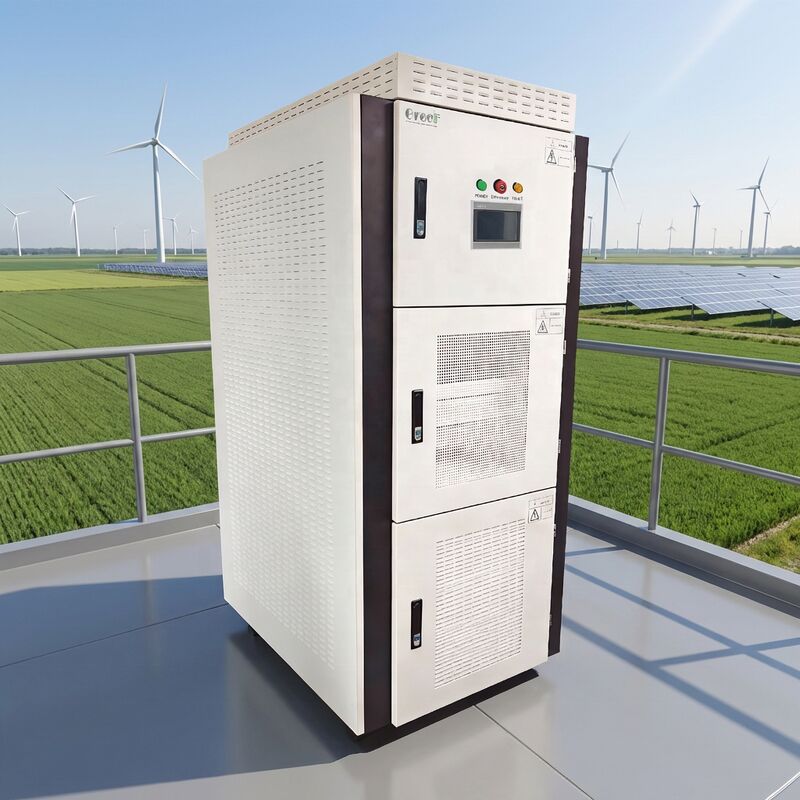 Bộ điều khiển nối lưới với dải điện áp đầu vào DC 350-450V, hiệu suất tối đa 95% và màn hình cảm ứng LCD