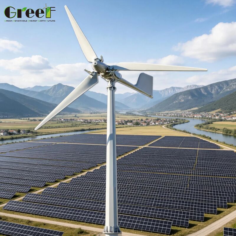 Hệ thống lai gió mặt trời pin Lifepo4 được chứng nhận IEC với nhiệt độ hoạt động từ âm 25 đến 60 độ C