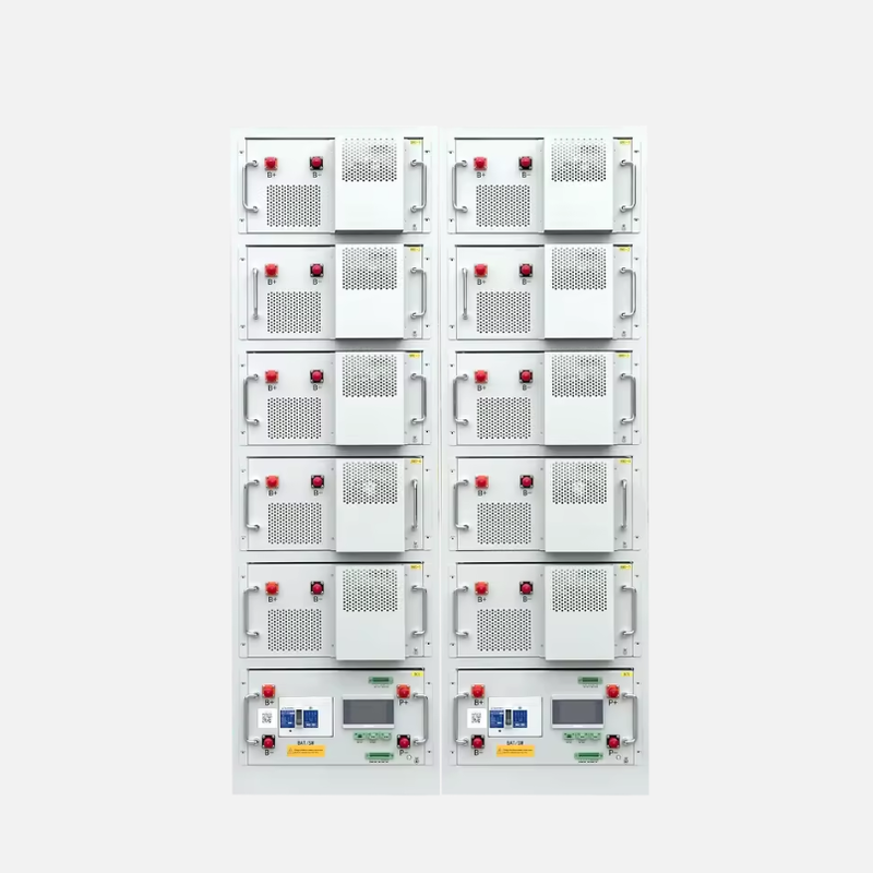 Pin lithium điện áp cao 51,2V với độ sâu xả trên 80% và thời gian chu kỳ 6000 để lưu trữ năng lượng lâu dài
