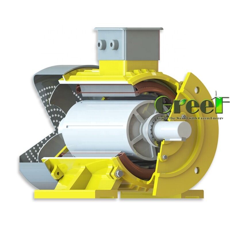 Máy phát điện nam châm vĩnh cửu tốc độ thấp cuộn dây 100% bằng đồng có bảo vệ IP54 cho các ứng dụng công nghiệp
