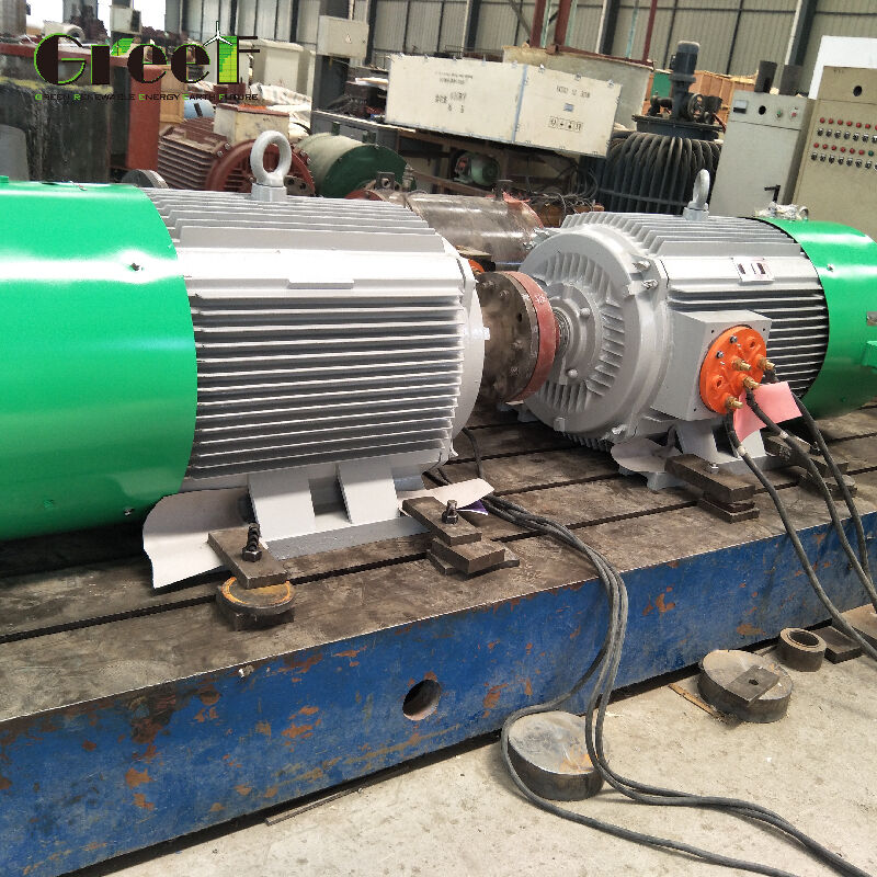 Máy phát nam châm vĩnh cửu bằng sắt đúc với hệ thống làm mát quạt và phạm vi công suất 500W-5000kW để sản xuất ổn định