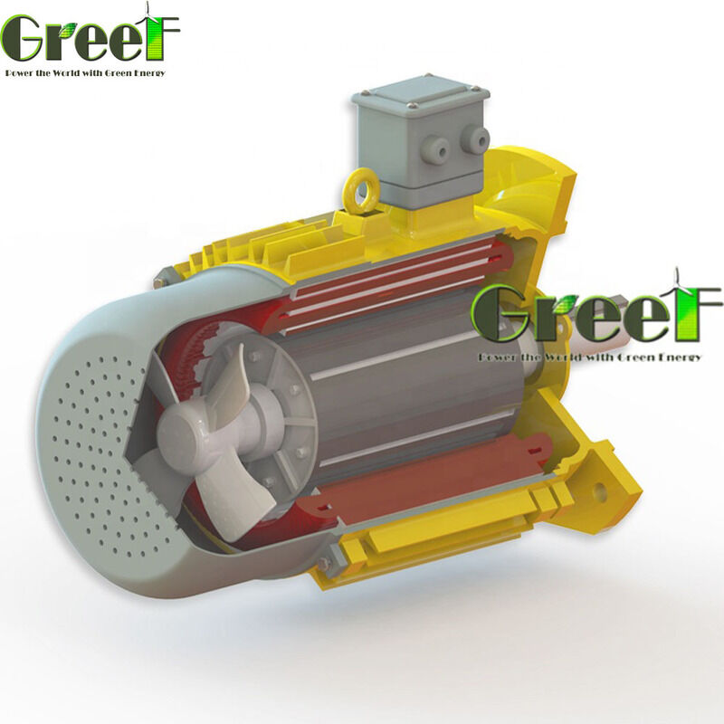 Động cơ nam châm vĩnh cửu không chổi than 750w đến 5Mw cung cấp dải tốc độ 750 đến 3000 vòng / phút Lý tưởng cho các hệ thống và ổ đĩa động cơ năng lượng