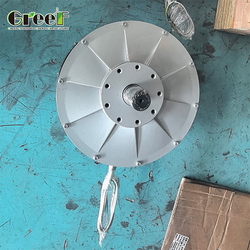 Máy phát điện nam châm vĩnh cửu không lõi đa cực NdFeB đất hiếm với mô-men xoắn khởi động thấp <0,1N.M cho tua bin gió