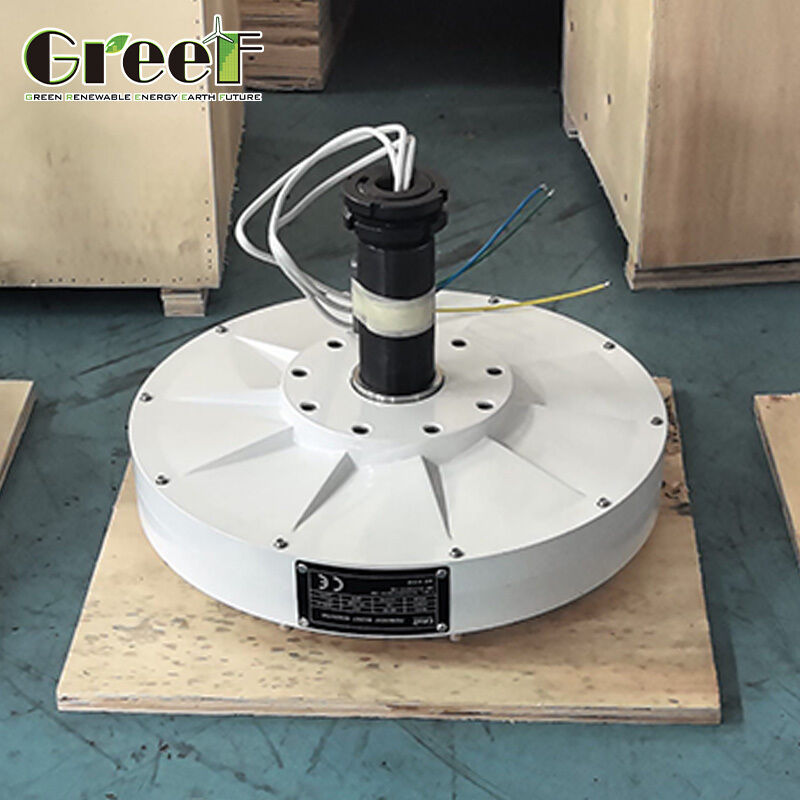 8X Cấu trúc bền bỉ Không có lõi Máy phát nam châm vĩnh cửu với mô-men xoắn khởi động thấp <0,1 N.M và hiệu quả trên 85%