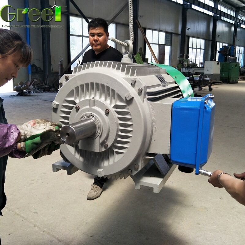 Tốc độ quay định số 20rpm 3000rpm Máy phát nam châm vĩnh viễn 1 Giai đoạn 3 Giai đoạn Điện năng lượng thay đổi tùy thuộc vào thiết kế kích thước