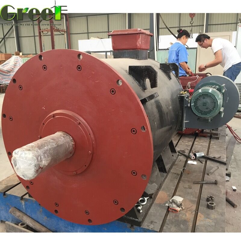 Máy phát từ vĩnh cửu biến động pha 3 100% có dây chuyền đồng với tốc độ xoay biến và bảo vệ IP54