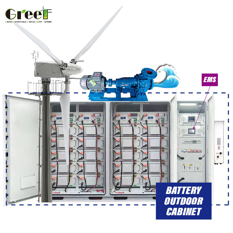 Chế độ ngoài lưới Hệ thống năng lượng mặt trời Hybrid với Điện áp hệ thống tùy chỉnh Cung cấp năng lượng cho các địa điểm xa