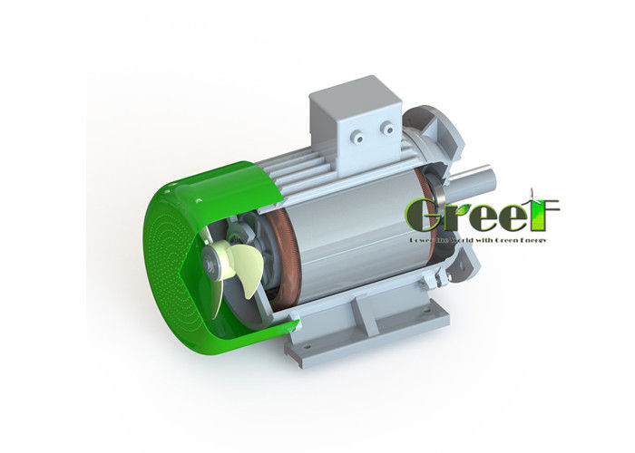 80kw 3 giai đoạn Ac Rpm thấp hiệu quả cao đất hiếm từ vĩnh cửu máy phát điện đồng bộ/ Máy biến đổi tốc độ thấp