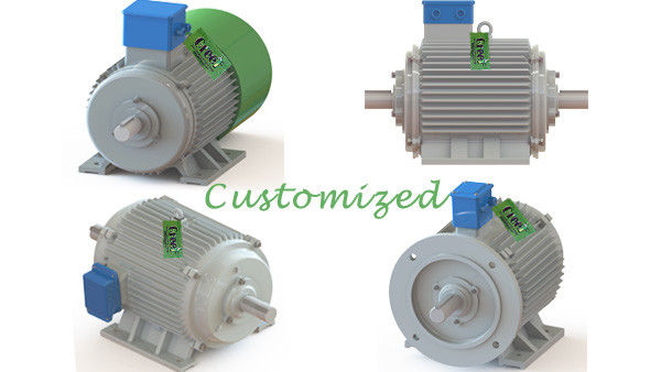 80kw 3 giai đoạn Ac Rpm thấp hiệu quả cao đất hiếm từ vĩnh cửu máy phát điện đồng bộ/ Máy biến đổi tốc độ thấp